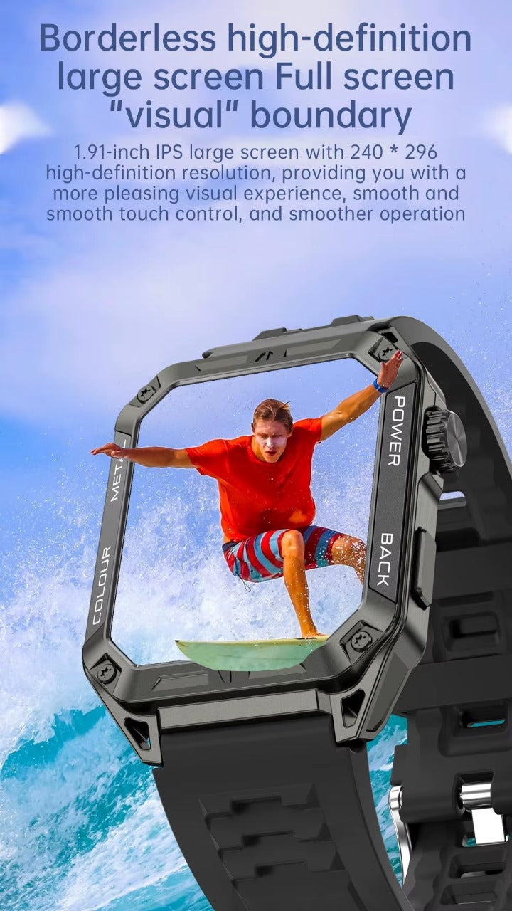 A33 Smart Watch 1.91” – Bluetooth Call & Fitness Tracker - Veritas Electronics Kenya