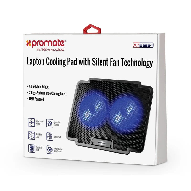 Best Laptop Cooling Pad Kenya | Promate Silent Fan Cooler Nairobi - Veritas Electronics Kenya