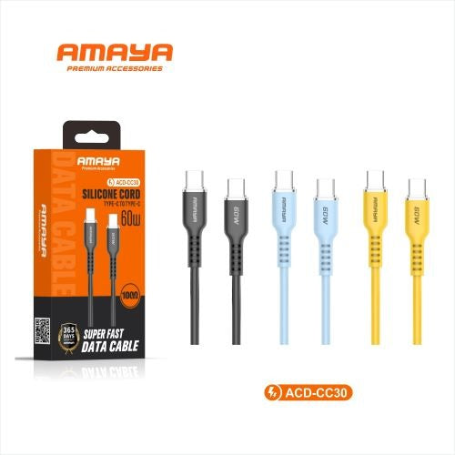 Amaya ACD-CC30 60W 2M Type C to Type C cable