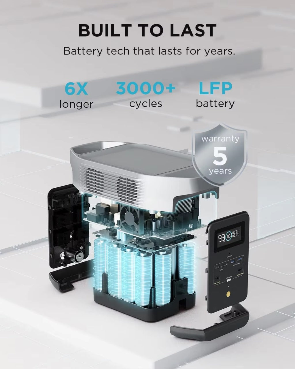 ECOFLOW Delta 2 Portable Power Station – LiFePO₄ Solar Generator for Reliable Backup Power - Veritas Electronics Kenya