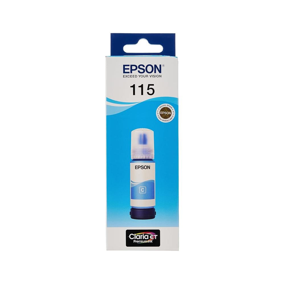 Epson 115 EcoTank Cyan Ink Bottle 70ml – Genuine Epson Ink