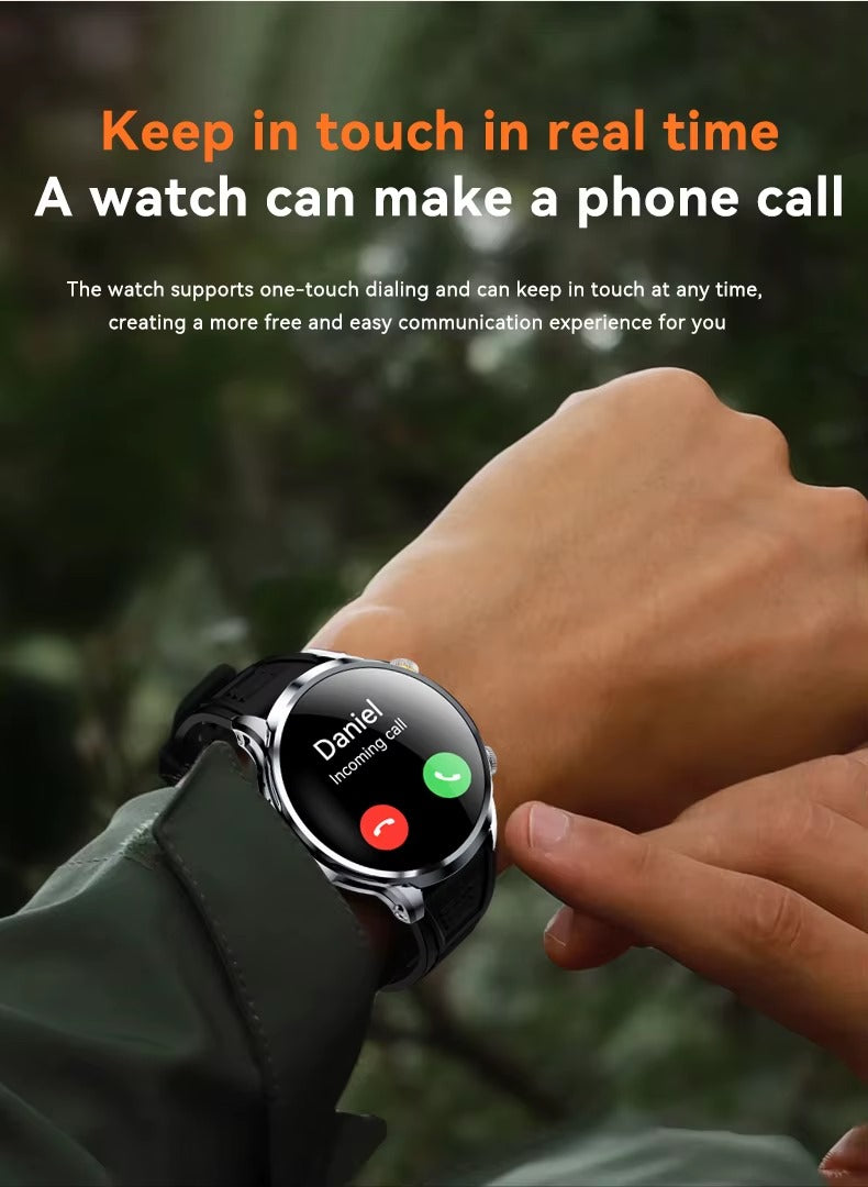 GAOKE H18 Smart Watch – 1.95″ Big Round Screen, 4G SIM Card Slot, NFC & Video Call | Kenya - Veritas Electronics Kenya