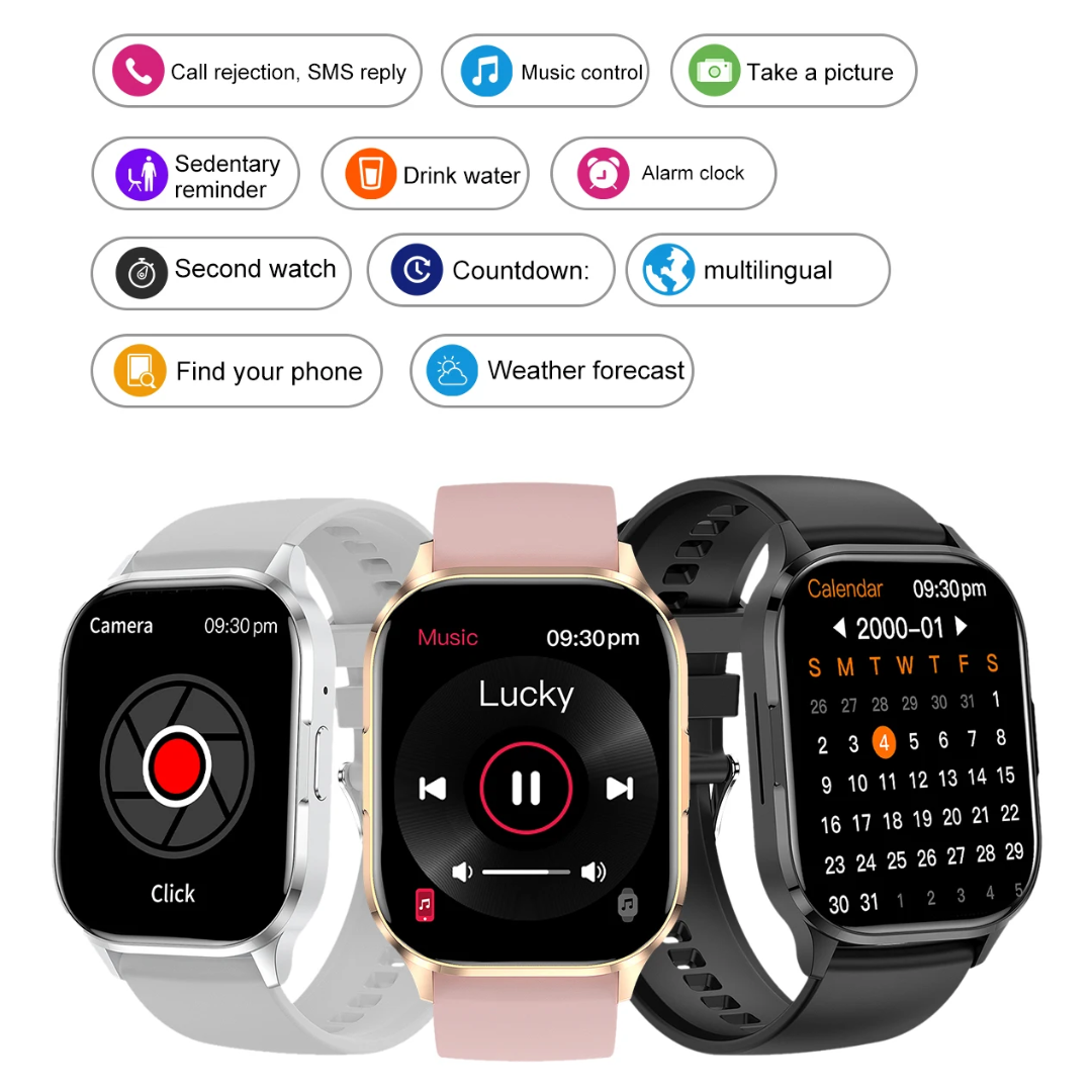 HK21 2.01" AMOLED SCREEN Smart Watch