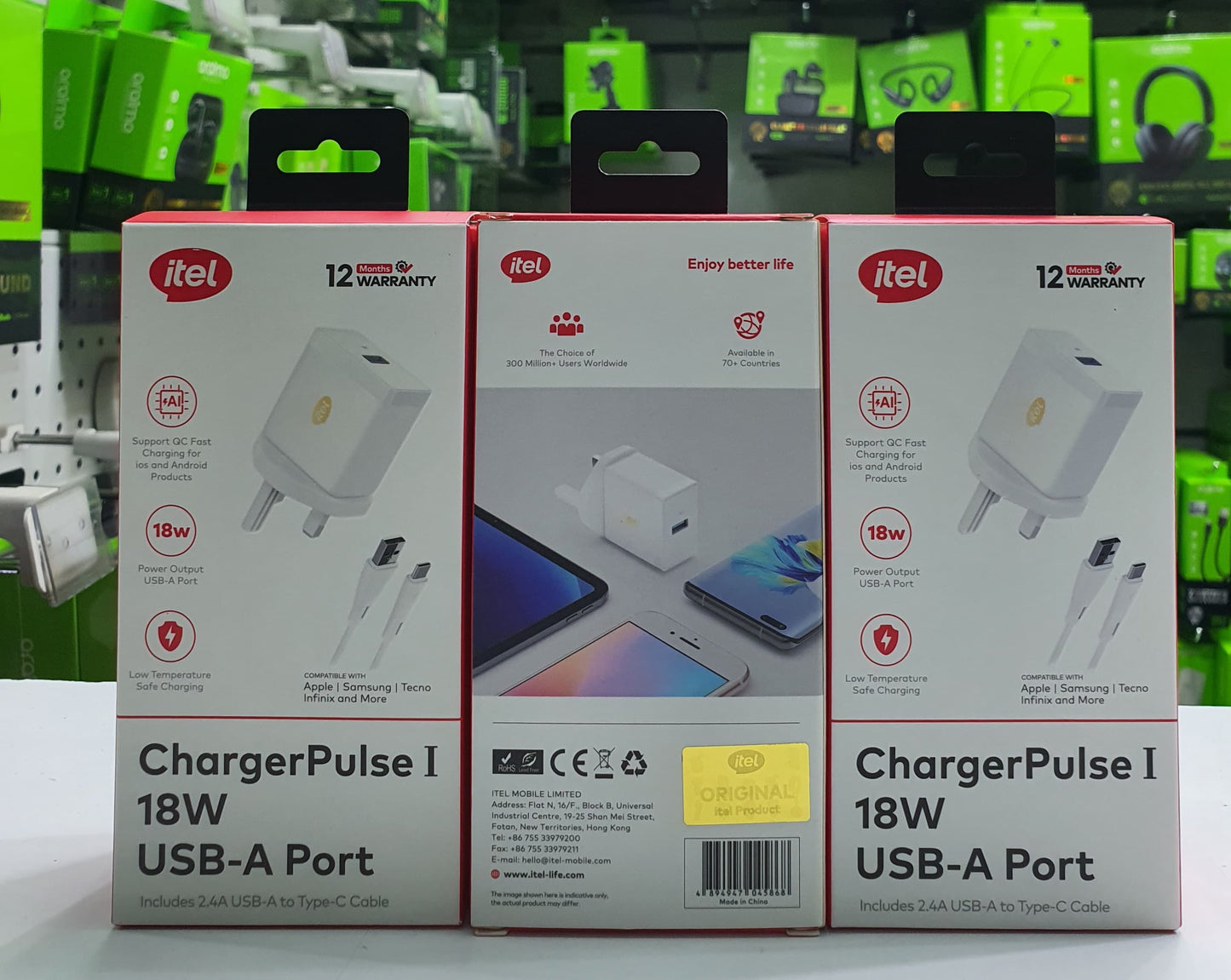 Itel Charger Pulse 1 ICW-183UC