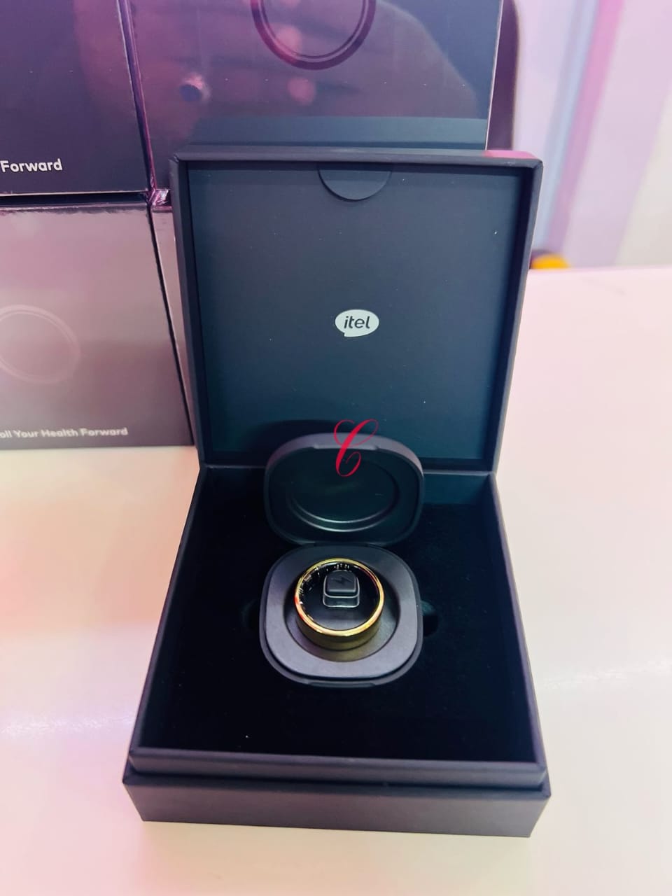 Itel ISW-Ring Smart Ring – Stainless Steel, Waterproof 10ATM, Sleek Fitness & Health Tracker | Kenya - Veritas Electronics Kenya