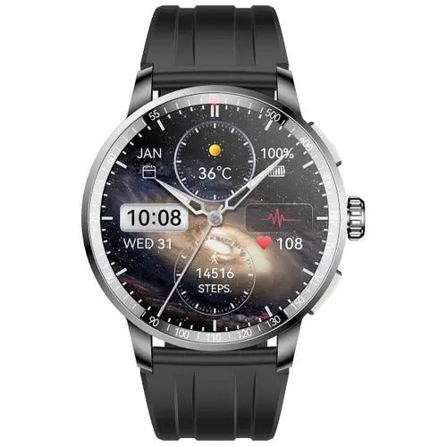 Itel Horizon ISW-N8 1.43" AMOLED screen smart watch with rubber straps