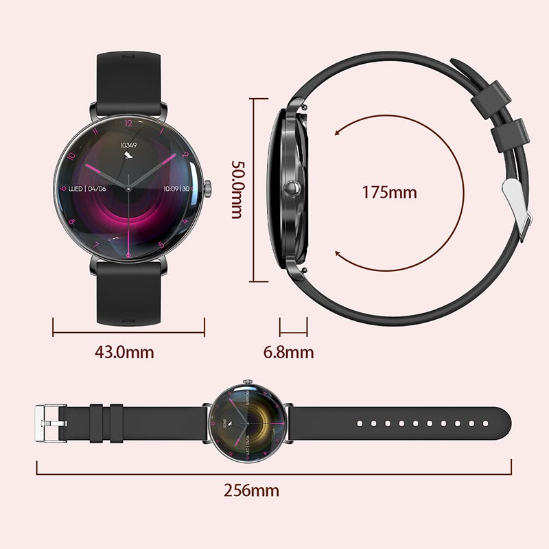 KM85 1.43” AMOLED Ultra-Thin Smartwatch 2025 – Women’s Health Monitor & Bluetooth Call Watch - Veritas Electronics Kenya