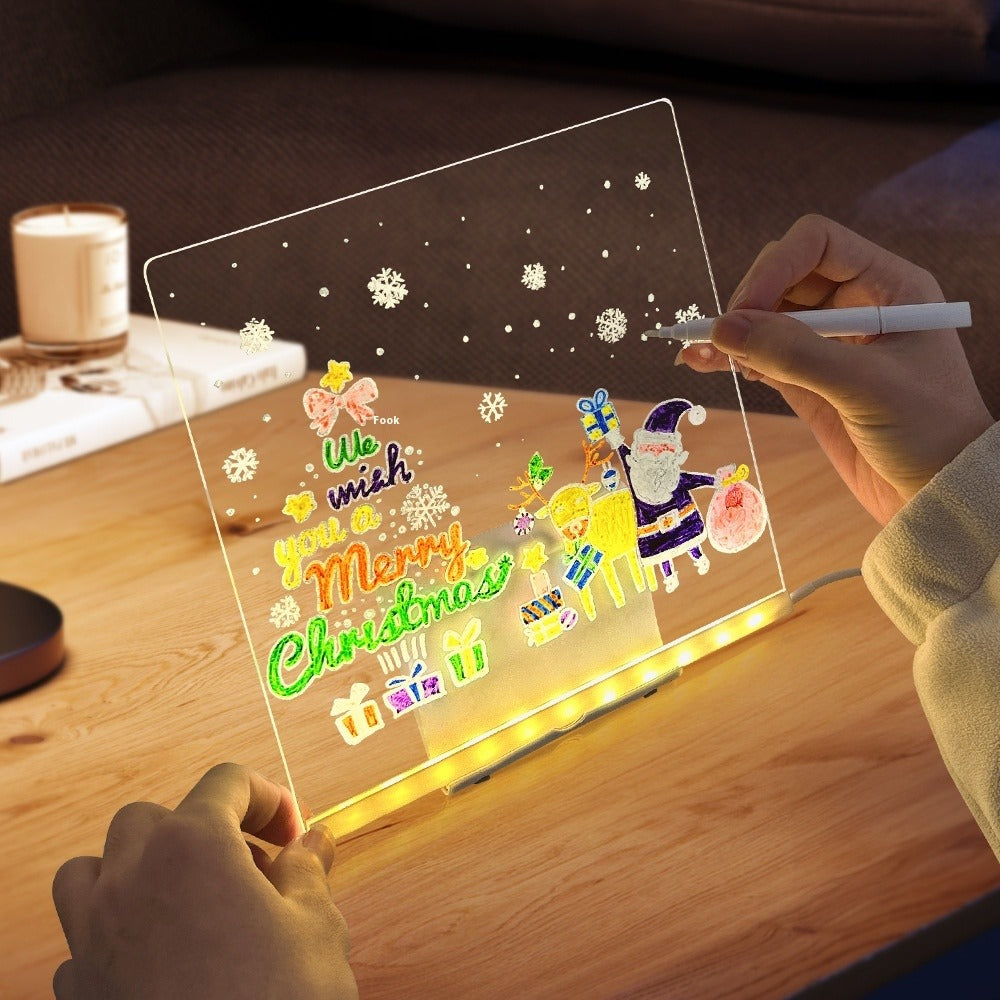 LED Luminous Blackboard Drawing