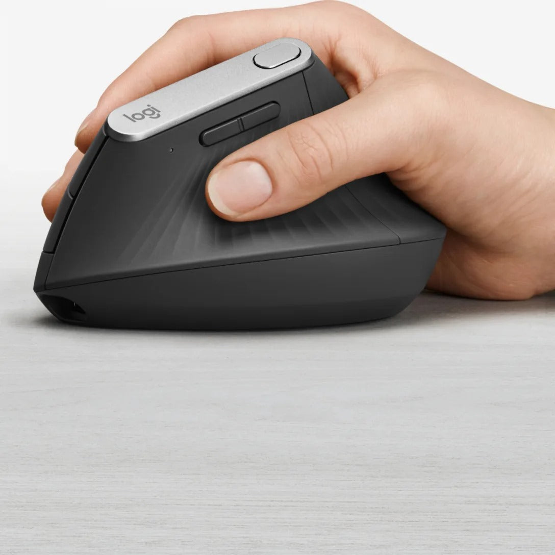 Logitech MX Vertical Ergonomic Bluetooth Mouse - Graphite-910-005448