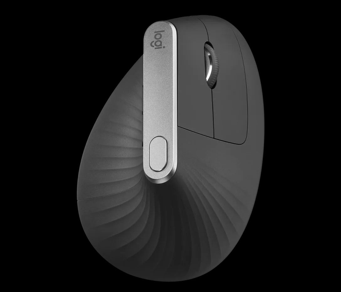 Logitech MX Vertical Ergonomic Bluetooth Mouse – Graphite | Advanced Ergonomics Meets Performance - Veritas Electronics Kenya