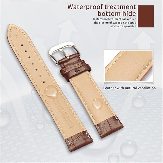 Leather Watch Straps Kenya | Luxury Genuine Leather Watch Band – Premium Replacement Strap - Veritas Electronics Kenya