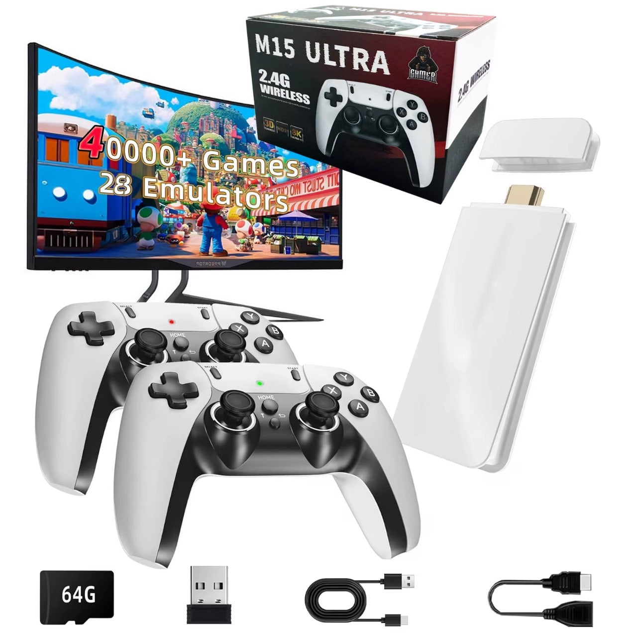 M15 PRO Video Game Stick