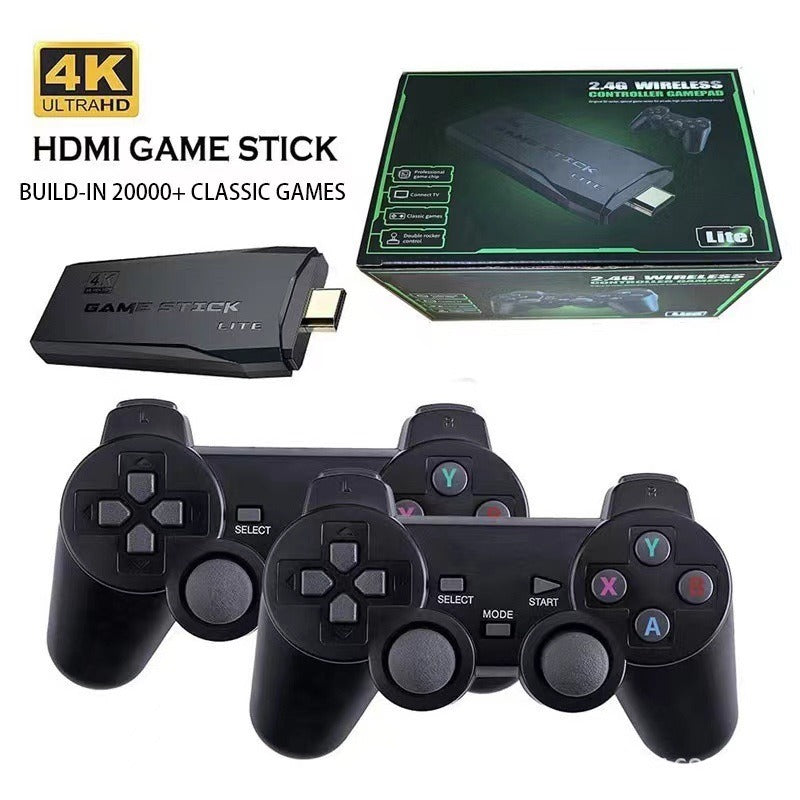 M8 Game Stick 4K - Wireless HDMI Gaming Console with 20,000+ Retro Games