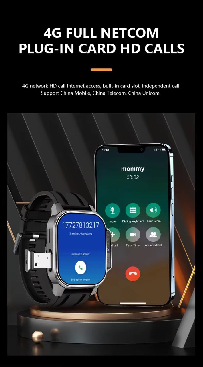 Netcom 4G Smartwatch 2.13inch AMOLED Camera WIFI GPS - Veritas Electronics Kenya