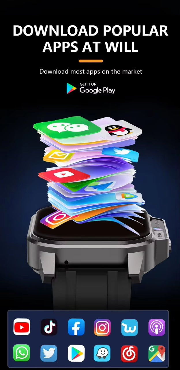 Netcom 4G Smartwatch 2.13inch AMOLED Camera WIFI GPS - Veritas Electronics Kenya