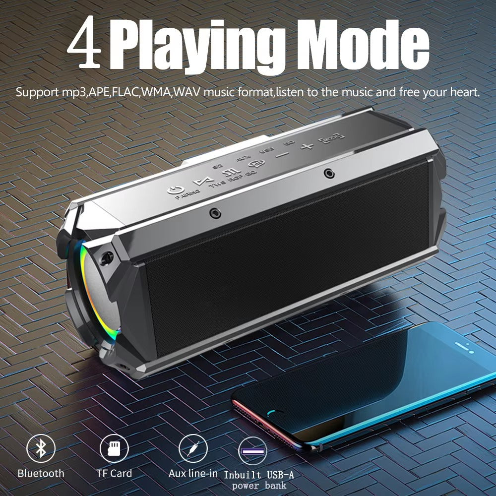 Powerful Bluetooth Speaker 100W β DSP U-DISK TF Powerbank Soundbar