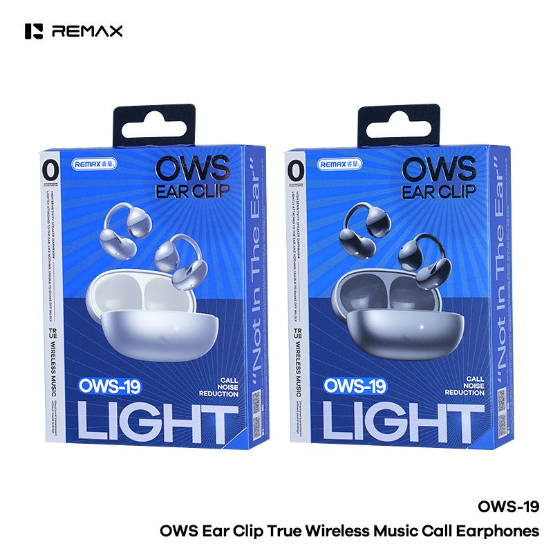 Clip On Earbuds Wireless | REMAX OWS-19 50H Playtime Open-Ear Design