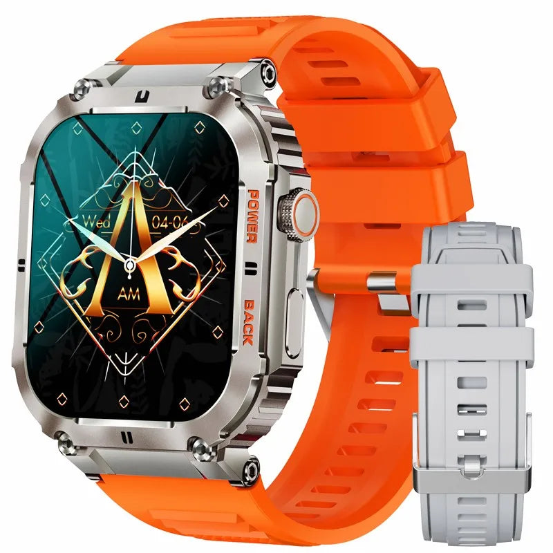 LIGE Men’s Outdoor Smartwatch – 1.96" AMOLED, Bluetooth Call - Veritas Electronics Kenya