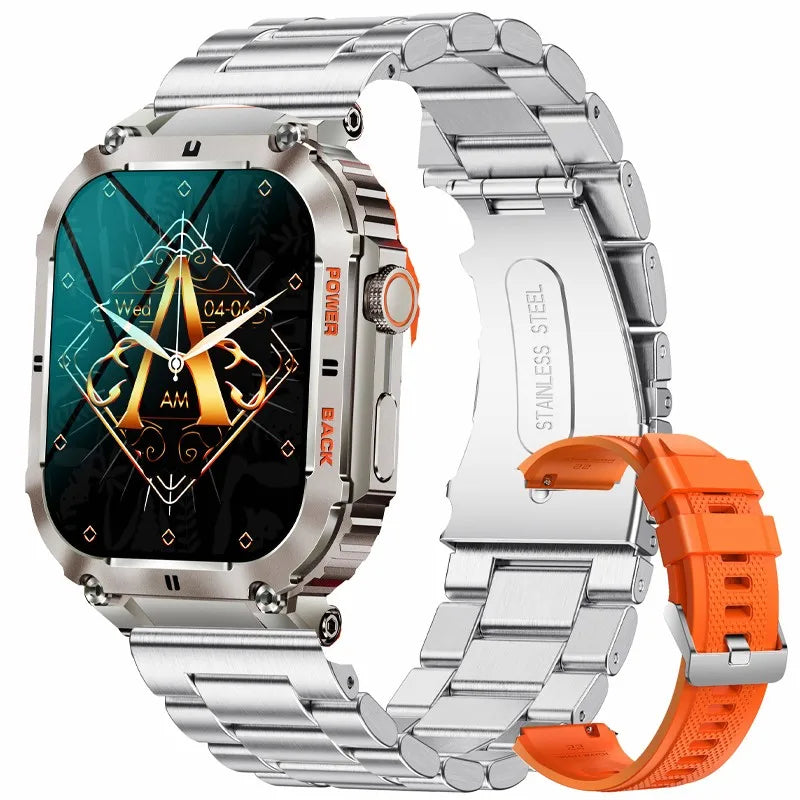 LIGE Men’s Outdoor Smartwatch – 1.96" AMOLED, Bluetooth Call - Veritas Electronics Kenya