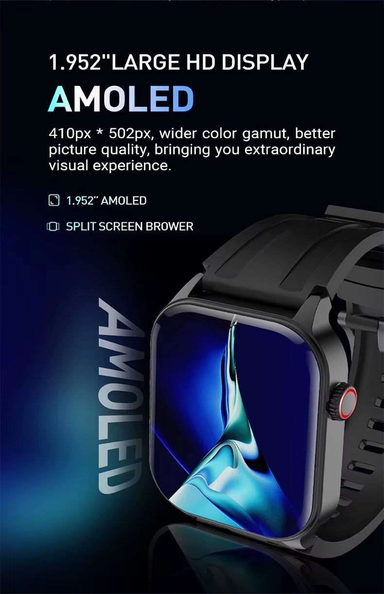 CW01 4G Smart Watch with SIM Card Slot – 1.95” AMOLED, IP67 Waterproof, Wireless Charging, 5-Day Battery - Veritas Electronics Kenya