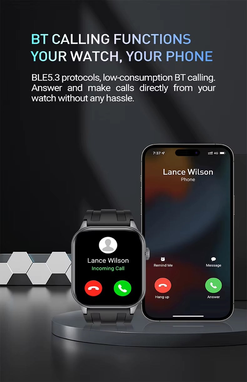 CW01 4G Smart Watch with SIM Card Slot – 1.95” AMOLED, IP67 Waterproof, Wireless Charging, 5-Day Battery - Veritas Electronics Kenya