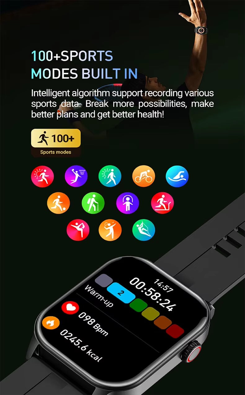 CW01 4G Smart Watch with SIM Card Slot – 1.95” AMOLED, IP67 Waterproof, Wireless Charging, 5-Day Battery - Veritas Electronics Kenya
