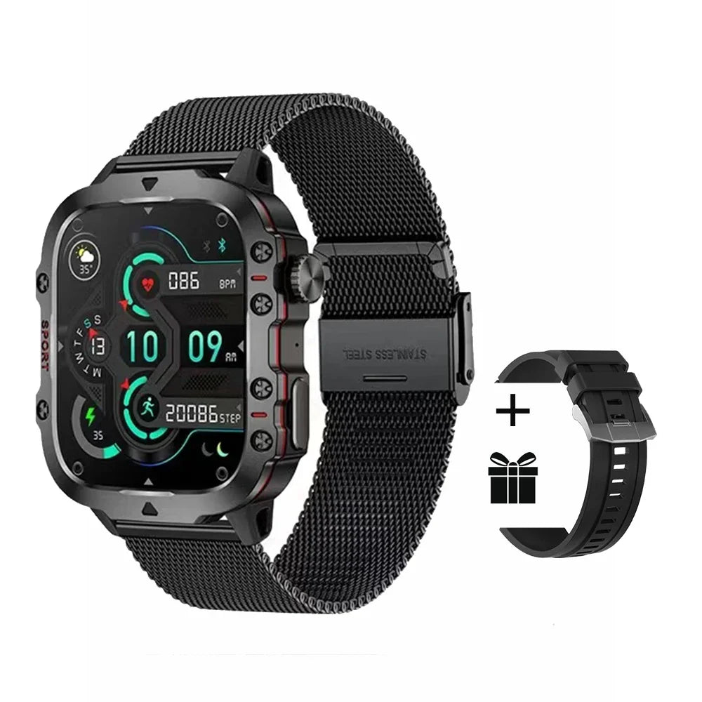 COTAUL KM01 Outdoors Sports Smart Watch 1.96 Full Touch Screen, Fitness Tracker, Bluetooth Call - Veritas Electronics Kenya