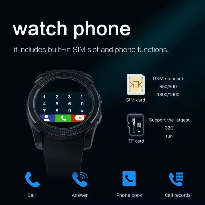 Watch with Sim Card Slot for Phone Calls - Veritas Electronics Kenya