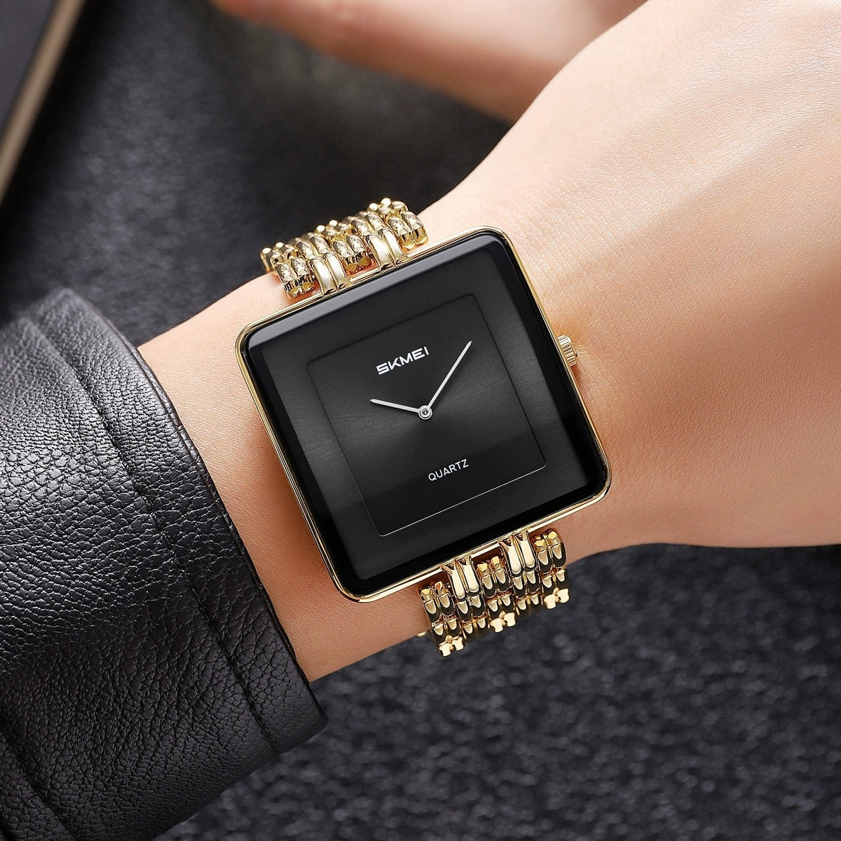 Skmei 2371/2372 Quartz Wristwatch – Stainless Steel Waterproof Luxury Watch for Men & Women - Veritas Electronics Kenya