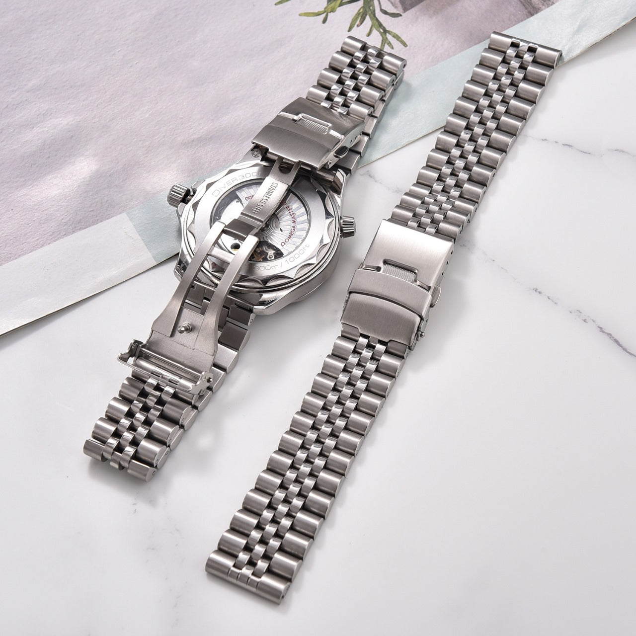 End Link Metal Watch Band – Jubilee Bracelet Stainless Steel 18mm, 20mm, 22mm in Kenya - Veritas Electronics Kenya