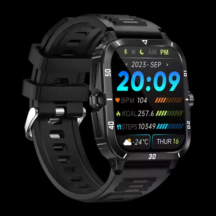 V71 Smartwatch for Men – Ultimate Fitness Tracker & Smart Outdoor Companion
