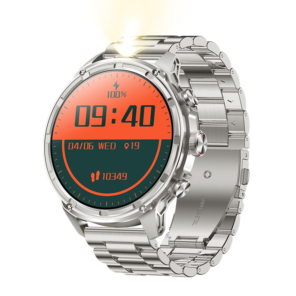 V99 Outdoor Sports Smart Watch 1.85" | 710mAh Battery, Health Monitoring, BT Call & Flashlight