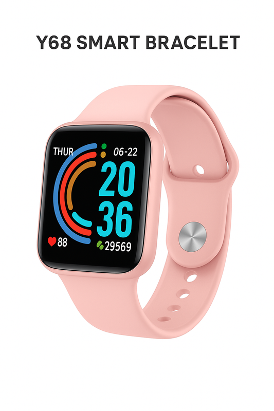 Y68 Smart Watch β Affordable Smart Bracelet, Your Everyday Health & Fitness Companion