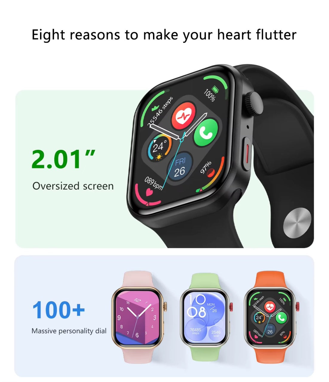 Z03 2.04” AMOLED Smartwatch with 3 Straps – Wireless Charging, IP67 Waterproof | Price in Kenya - Veritas Electronics Kenya