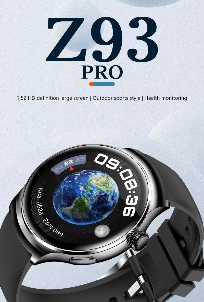Z93Pro Smart Watch Front View AMOLED Display