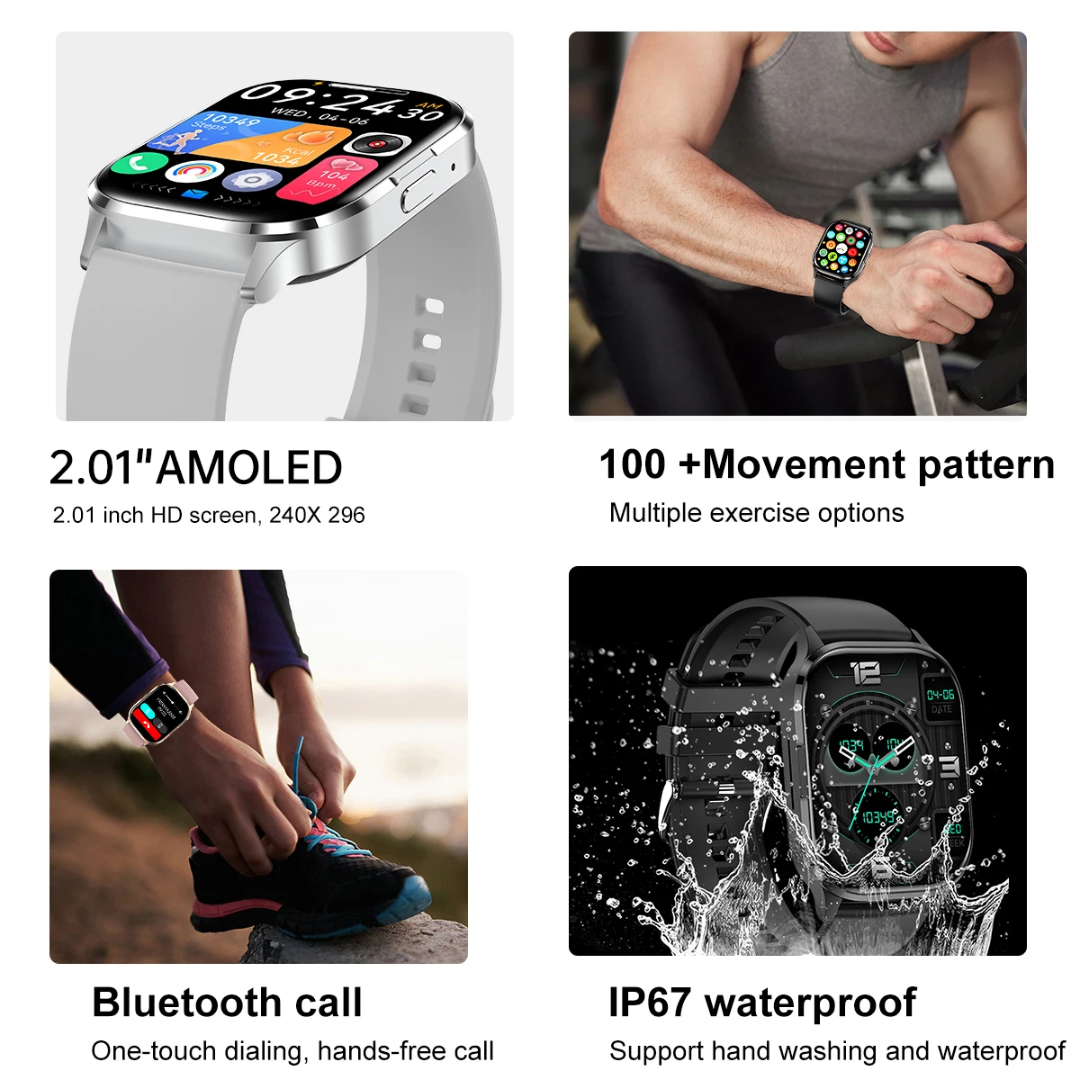 HK21 2.01 Inch AMOLED Smart Watch | Kenya - Veritas Electronics Kenya