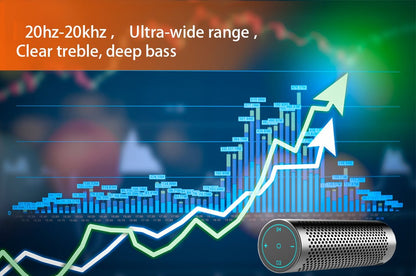 40W Metal Portable TWS DSP Bluetooth Speaker — Waterproof Outdoor Wireless Subwoofer with HD Mic