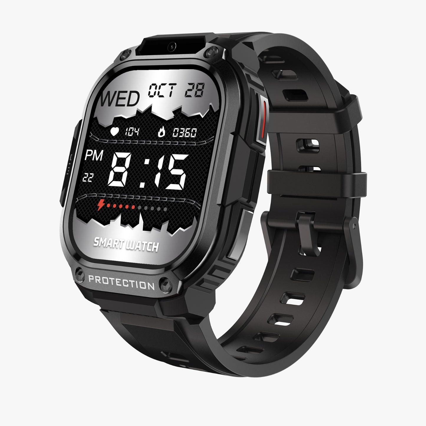 DM63 4G LTE SIM Smart Watch with HD Camera, AMOLED Display, 2GB RAM, 16GB Storage, App Download & 1000mAh Battery