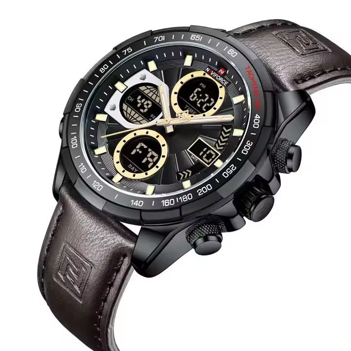 NAVIFORCE NF9197L Fashion Men Quartz Movement Sport Watch - Veritas Electronics Kenya
