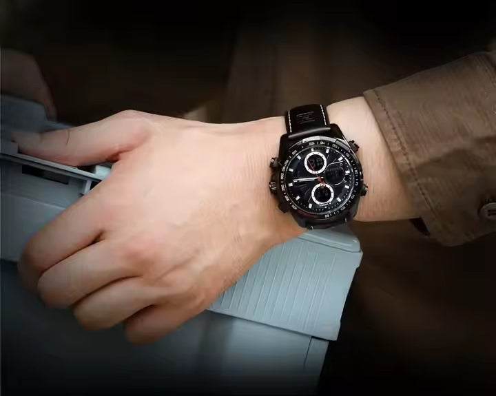 NAVIFORCE NF9197L Fashion Men Quartz Movement Sport Watch - Veritas Electronics Kenya