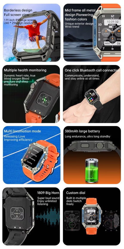 A33 Smart Watch 1.91” – Bluetooth Call & Fitness Tracker - Veritas Electronics Kenya