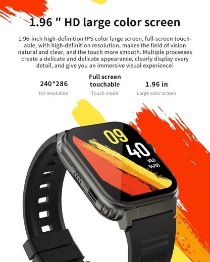 A70 1.96” Music-Themed Smart Watch – Bluetooth Calling, Local Music, 600mAh Battery, 100+ Sports Modes (2024 Edition) - Veritas Electronics Kenya