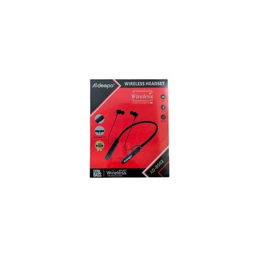 Neckband | Aldeepo AD-BS02 Magnetic Wireless Sports Neckband | Bluetooth 5.0, Sweatproof, Deep Bass, 20H Playback - Veritas Electronics Kenya