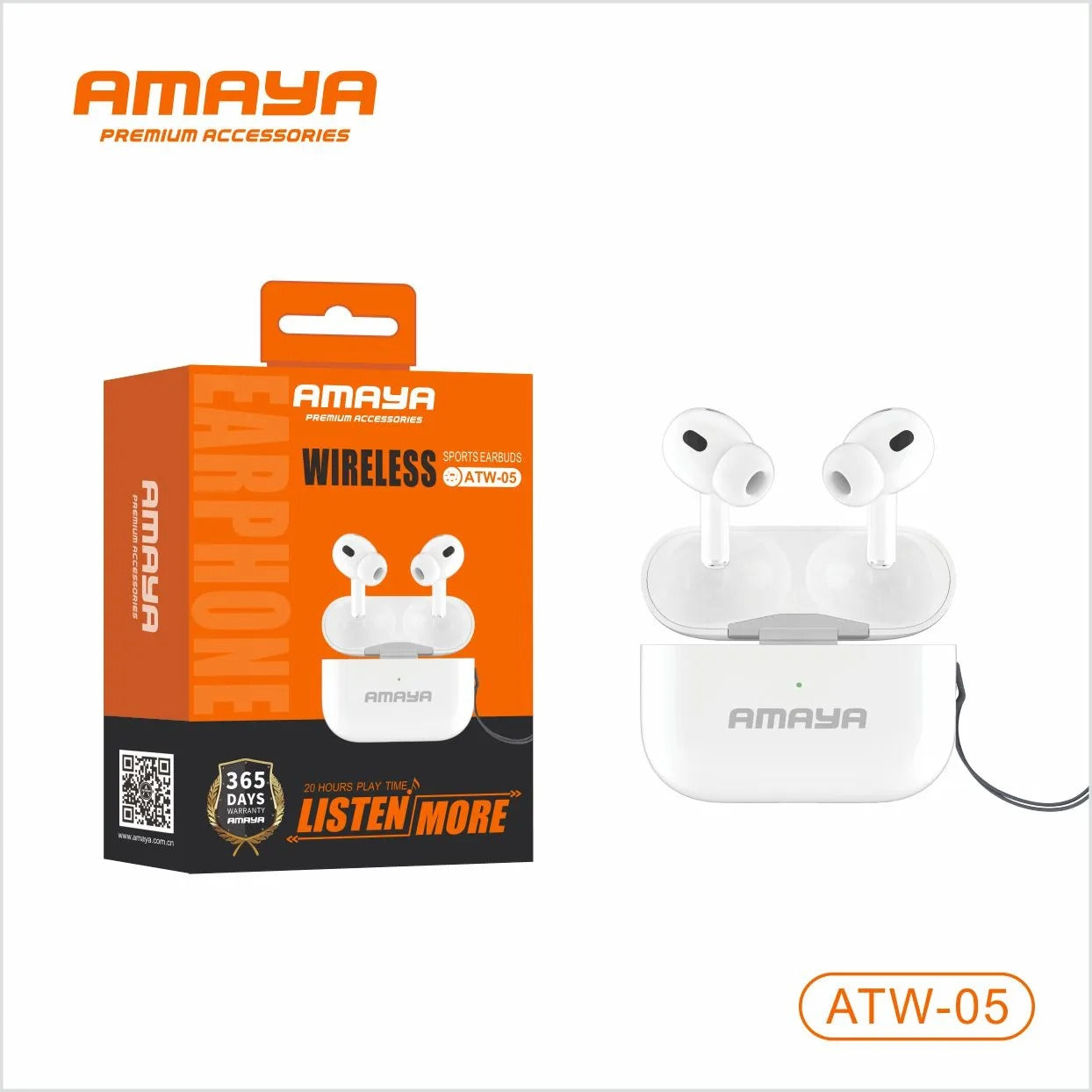 Amaya ATW-05 wireless sports earbuds