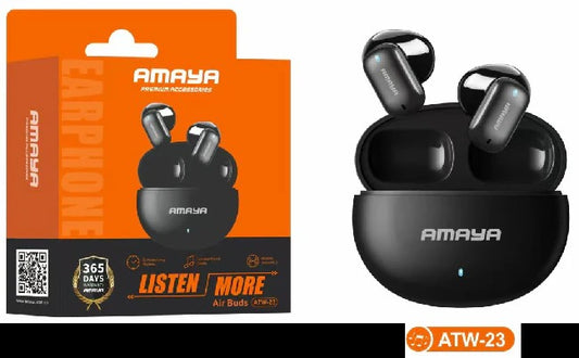 Amaya Air Buds ATW-23 20hrs playtime wireless sports earbuds