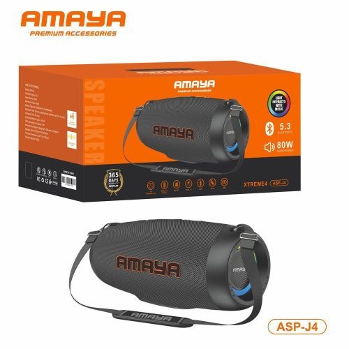 Amaya Xtreme4 ASP-J4 – 80W HD Stereo Wireless Speaker with RGB Lights