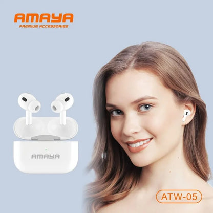 Amaya ATW‑05 Wireless Sports Earbuds – Sweat‑Proof, Real-Time AI‑Translation, Secure Fit | Kenya - Veritas Electronics Kenya