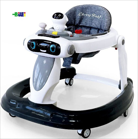 3-in-1 Baby Walker Sit-to-Stand Learning Walker – Foldable, Musical, Adjustable Height, Superior Quality for 6 Months to 3 Years