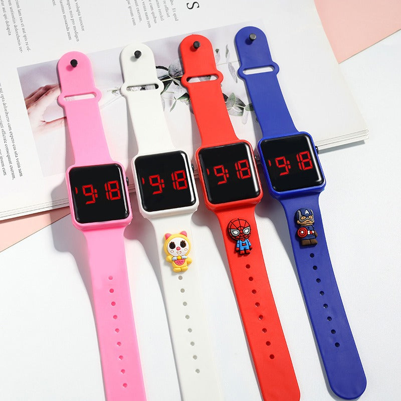 Kids Watches – Cute Digital LED Cartoon Wristwatch for Boys & Girls