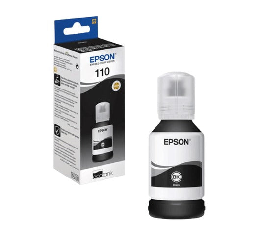 Epson 110 XL 120ml EcoTank Pigment Black Ink Bottle